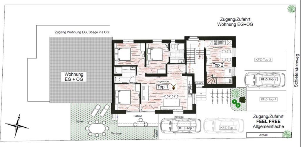 Free Feel Appartements By Schladming-Appartements Rum bild